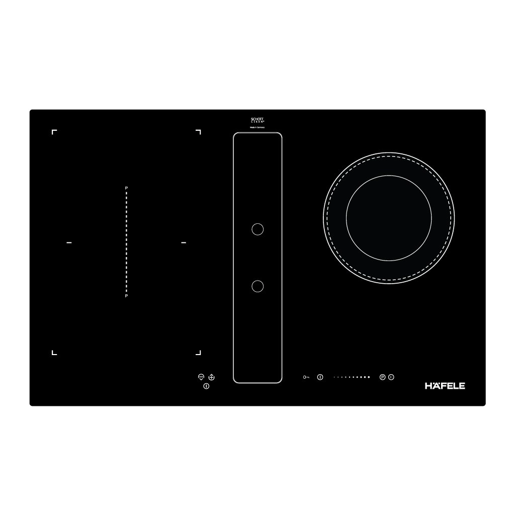 Bếp từ kết hợp hút mùi Hafele HC-IHH80A 539.66.698