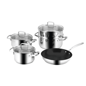 Ảnh công trình thực tế Bộ Nồi EUROSUN MC1702-Harmony Inox 304 8 Món