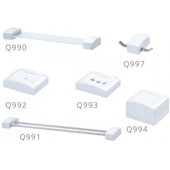 Bộ Phụ Kiện CAESAR Q990-A6-PW Sứ 6 Món