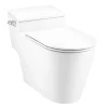 Bồn Cầu COTTO C103347 1 Khối Nắp Êm Xả Gạt