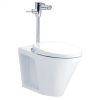 Bồn Cầu COTTO C1322(CN1) Kèm Van Xả Trực Tiếp Cảm Ứng Nắp Rửa Cơ