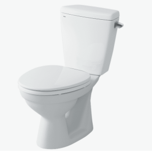 Bồn Cầu INAX C-117VA (C117VA) 2 Khối Xả Gạt Nắp Thường