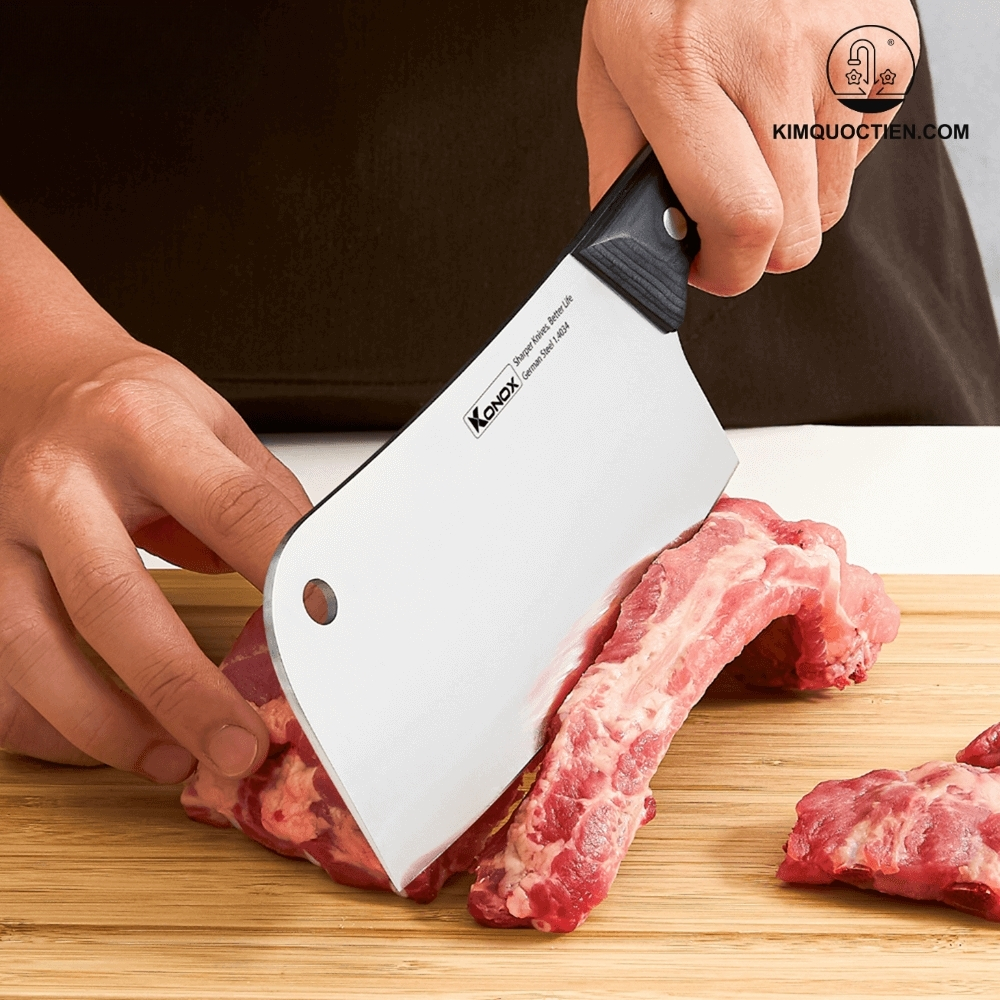 Alternative view of Dao chặt thép ĐứcKONOX Bront Cleaver 7″