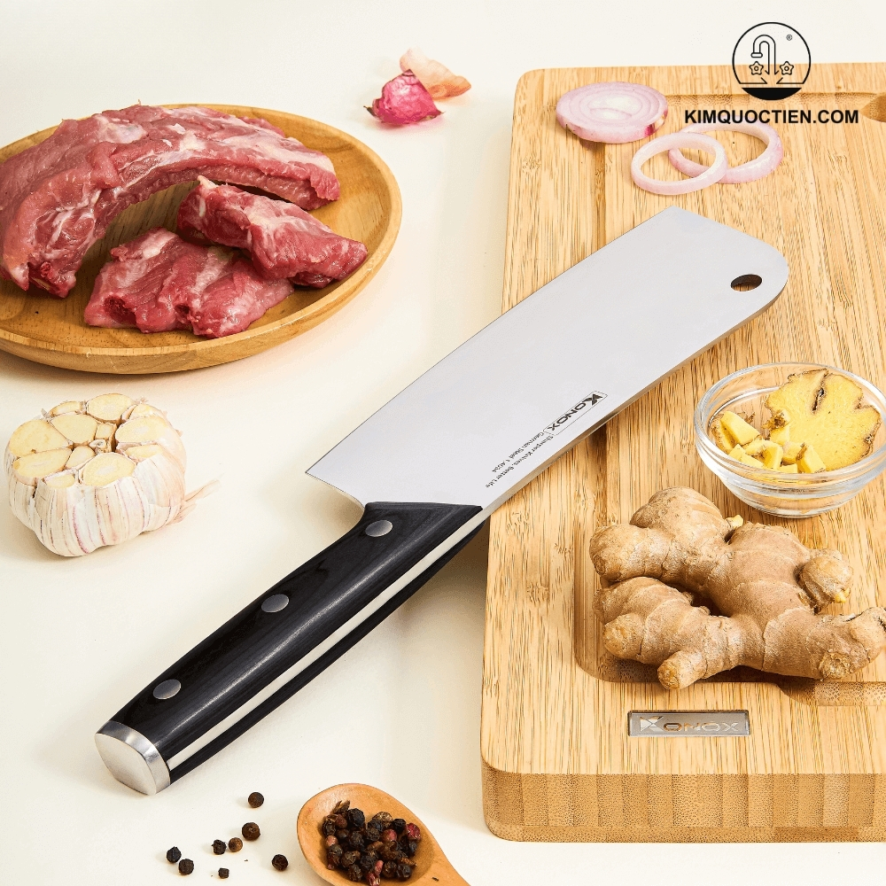 Ảnh công trình thực tế Dao chặt thép ĐứcKONOX Bront Cleaver 7″