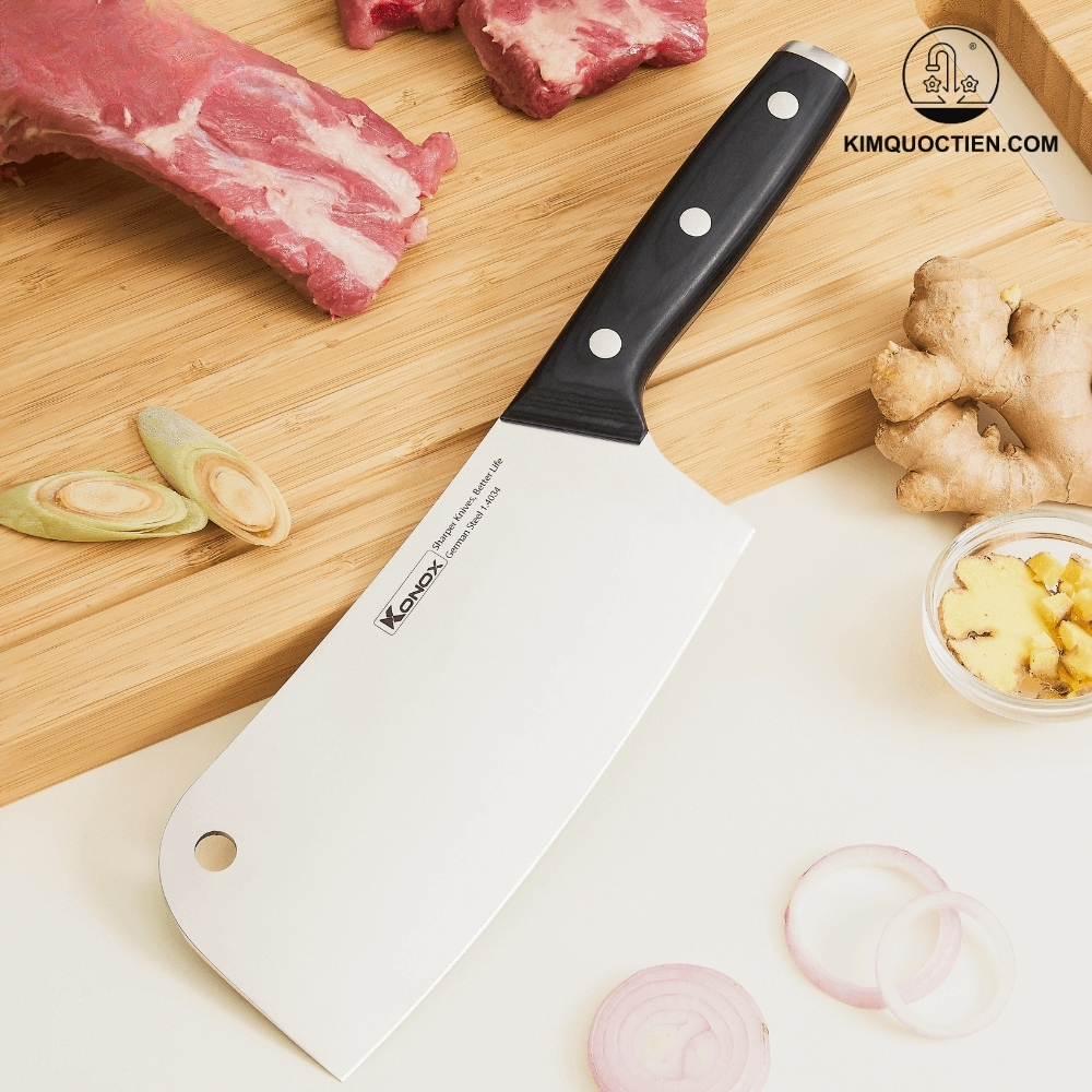 Ảnh công trình thực tế Dao chặt thép ĐứcKONOX Bront Cleaver 7″