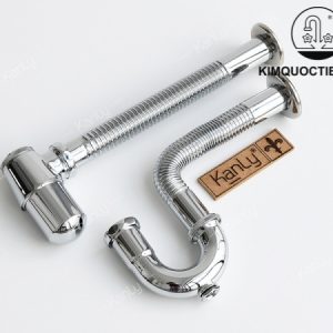 Ảnh công trình thực tế Ống Thoát Lavabo Kanly CHP05 Ruột Gà