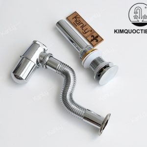 Ảnh công trình thực tế Ống Thoát Lavabo Kanly CHP05 Ruột Gà