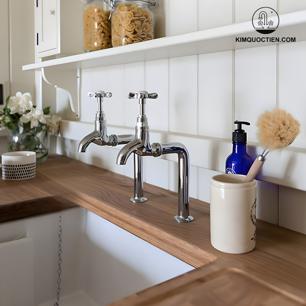 Ảnh công trình thực tế Vòi Lavabo Kanly Lạnh CHT01N Mạ Chrome