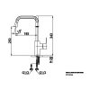Vòi bếp COTTO CT2203A Nóng Lạnh - ảnh 2