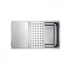 Chậu Rửa Chén KONOX KN7644SU Dekor Chống Xước 760mm Inox 1 Hộc