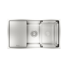 Chậu Rửa Chén KONOX KN8146SU Dekor Chống Xước Inox 1 Hộc