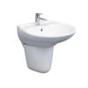Chậu Rửa Mặt Lavabo TOTO LHT300CR#W Treo Tường Chân Ngắn