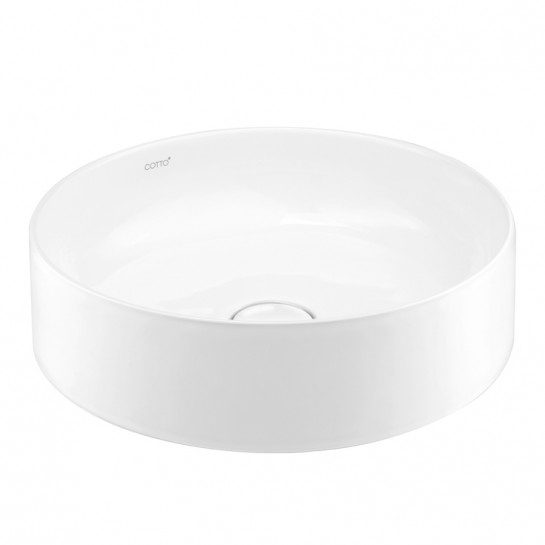 Chậu Rửa Lavabo COTTO C00340 MWH Đặt Bàn
