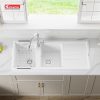 Chậu Rửa Chén KONOX LIVELLO 1160 White Silver Màu Trắng - ảnh 4