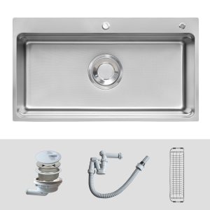 Ảnh công trình thực tế Chậu rửa bát Kluger KF8850FS Basic