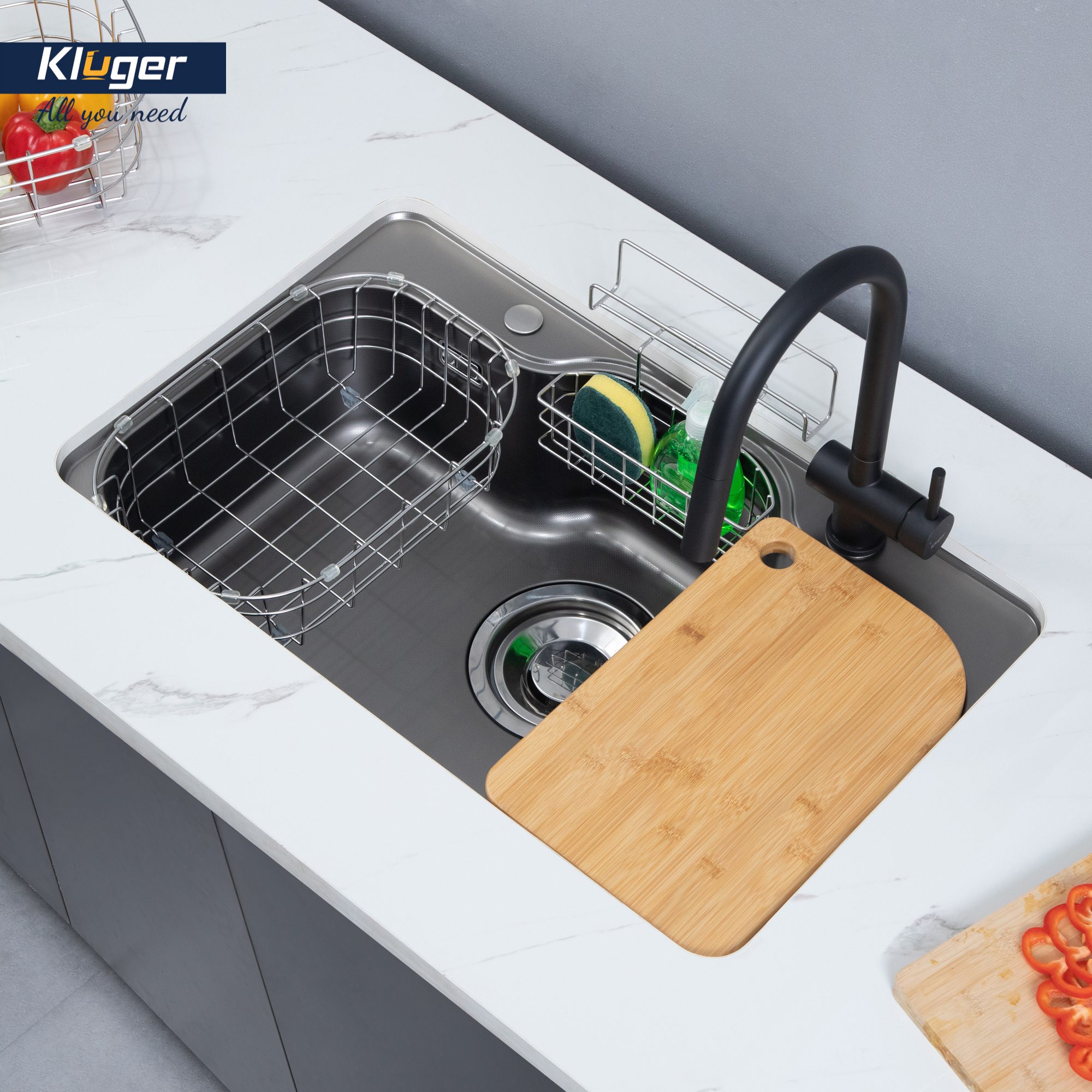 Ảnh công trình thực tế Chậu rửa bát Kluger KT8050FB – S80 Plus