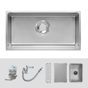 Ảnh công trình thực tế chậu rửa bát Kluger KU8844FS Plus