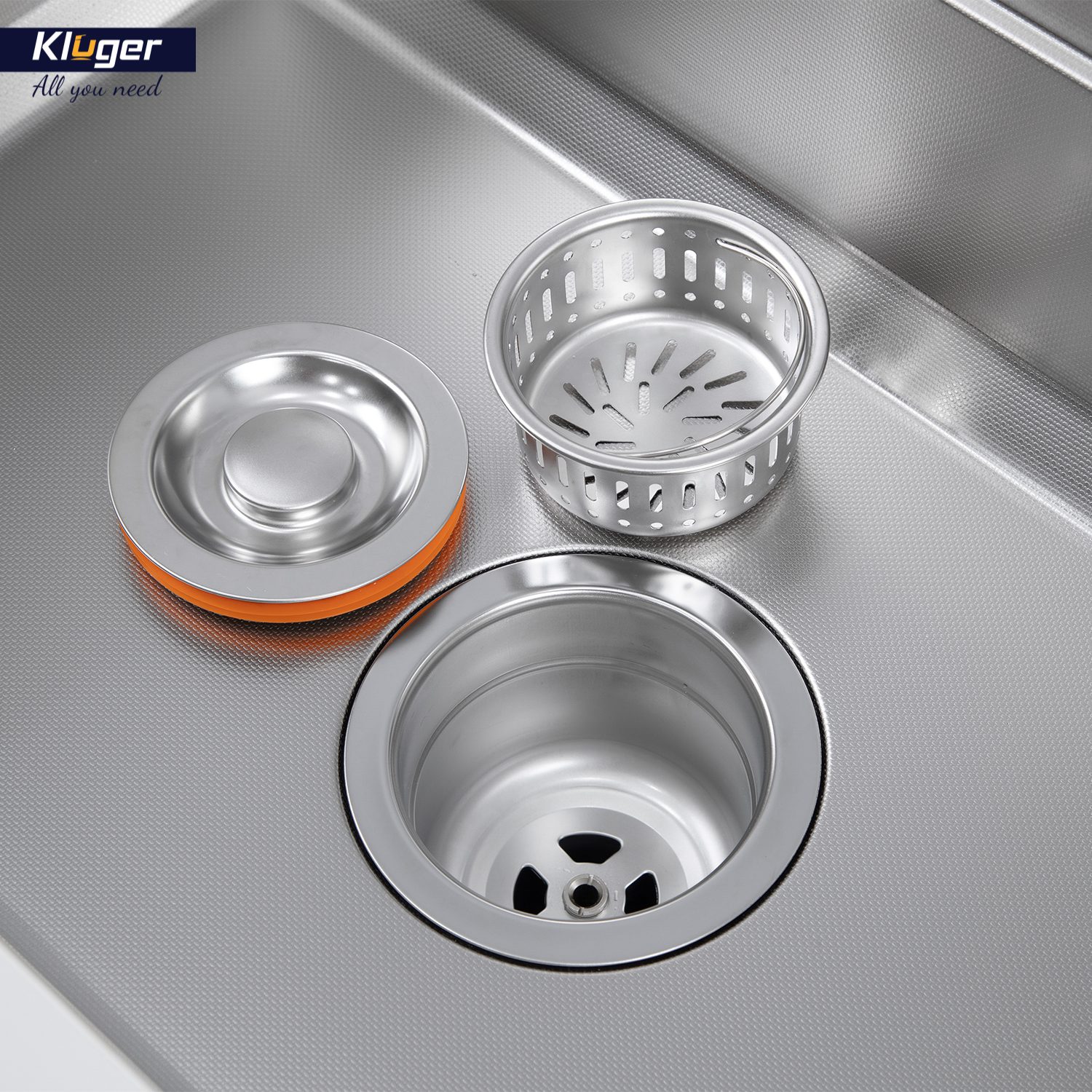 Ảnh công trình thực tế Bát rác inox Kluger KS – 501DN140B
