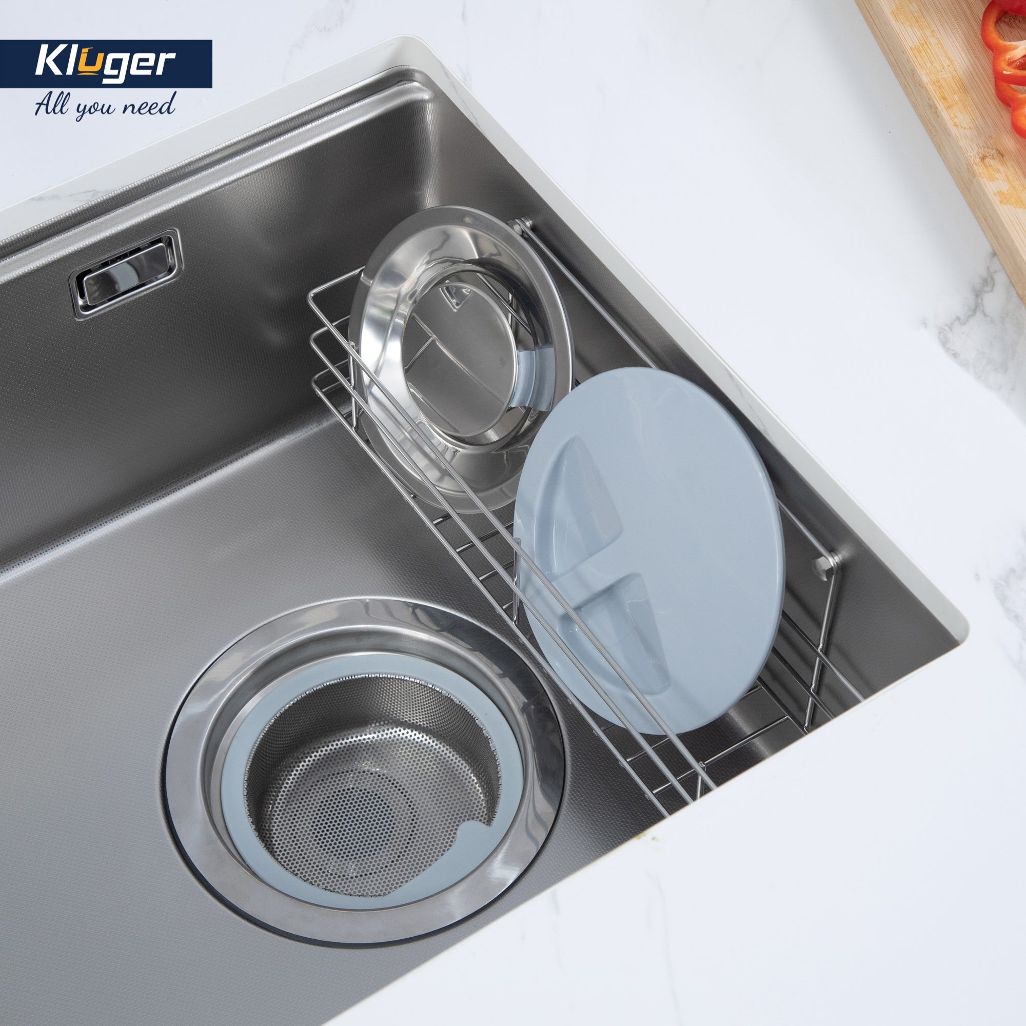 Ảnh công trình thực tế Bát rác inox Kluger KS-185J