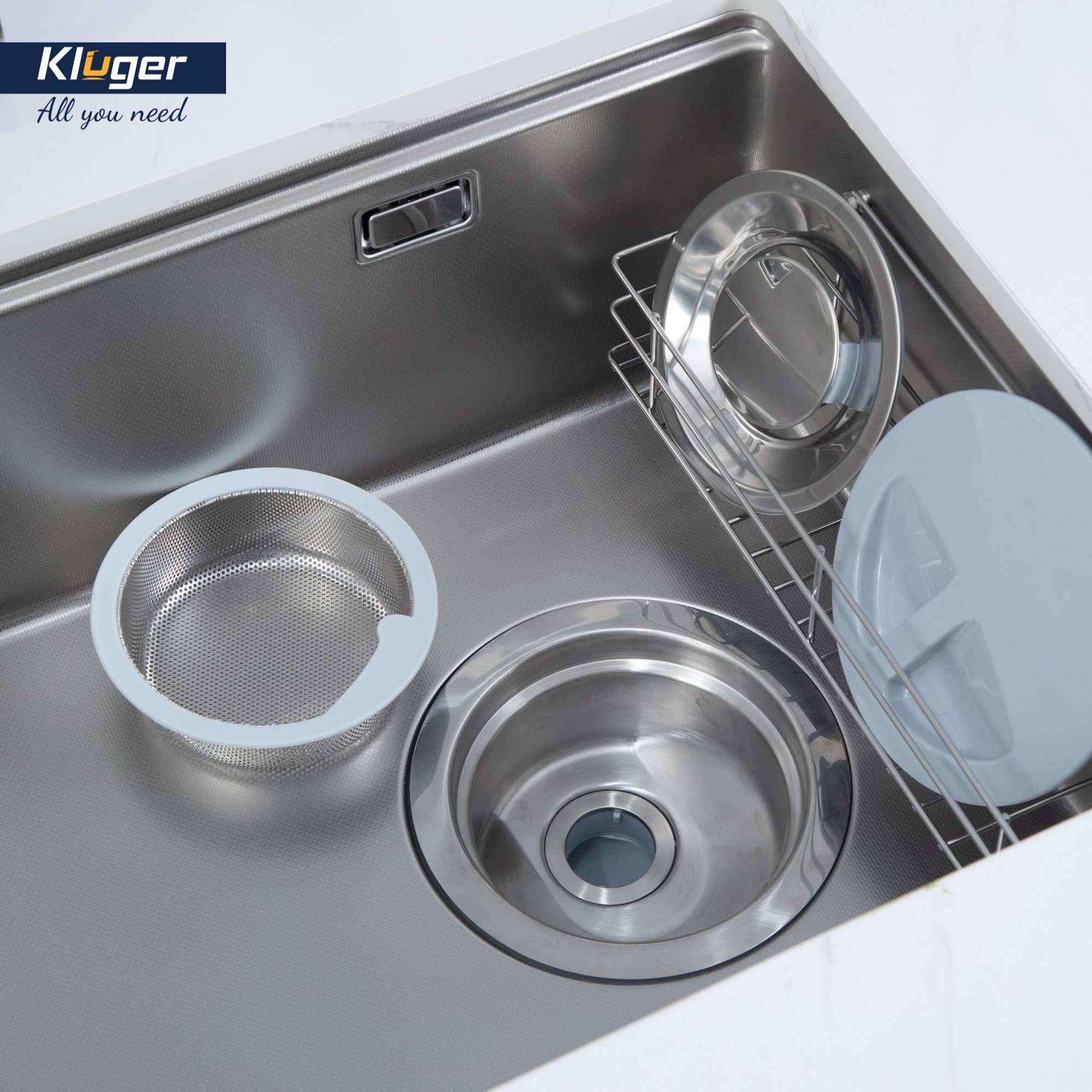 Alternative view of Bát rác inox Kluger KS-185J