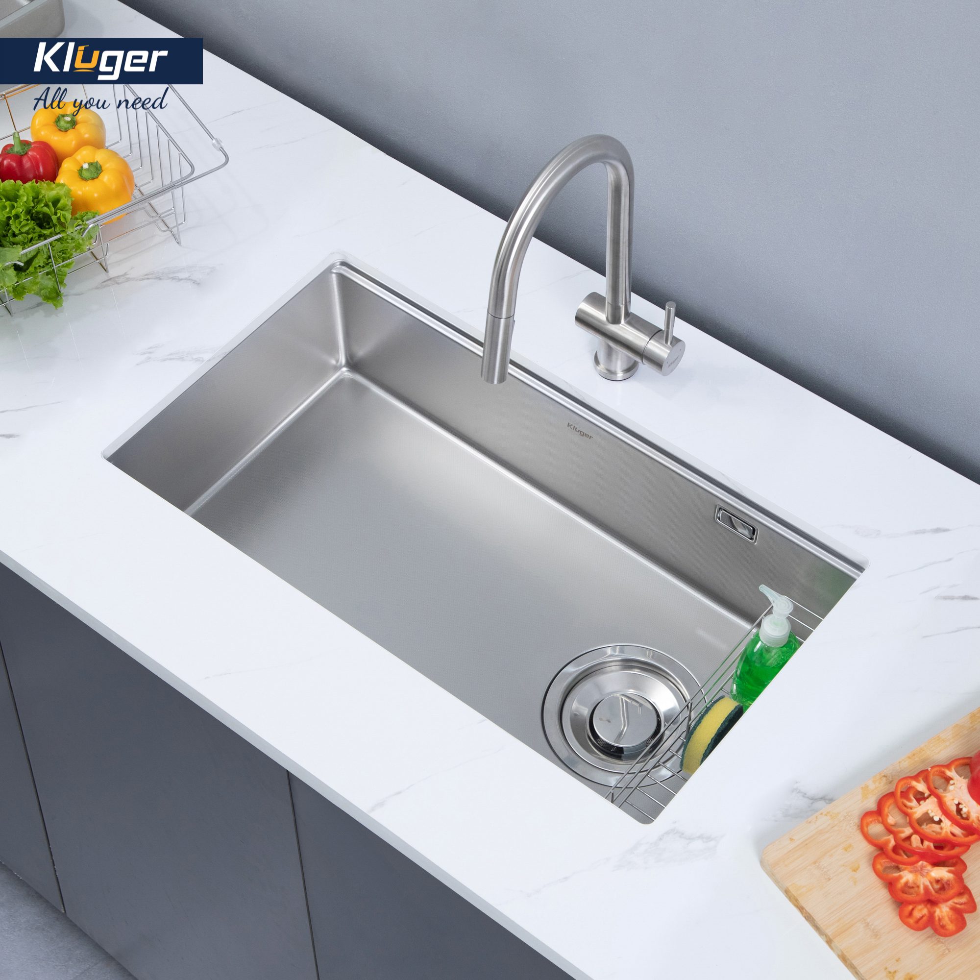 Ảnh công trình thực tế Chậu rửa bát Kluger KY7545SL Basic