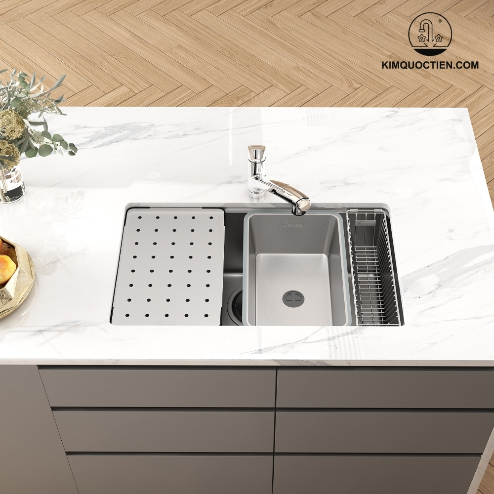 Alternative view of Chậu rửa bát chống xước KONOX Dekor 8044SU Workstation Sink