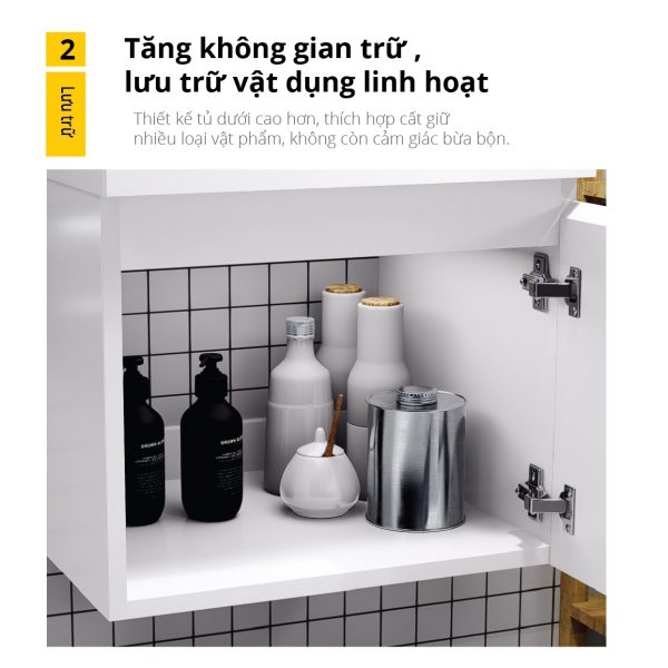 Ảnh công trình thực tế Tủ lavabo Caesar EH05253AV