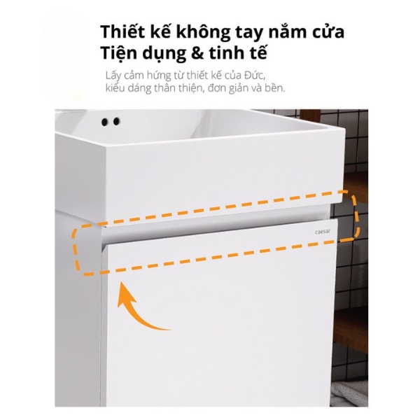 Ảnh công trình thực tế Tủ lavabo Caesar EH05263AV