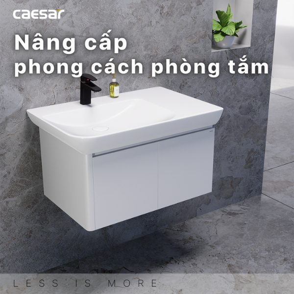 Ảnh công trình thực tế Tủ lavabo Caesar cabinet EH05372AV