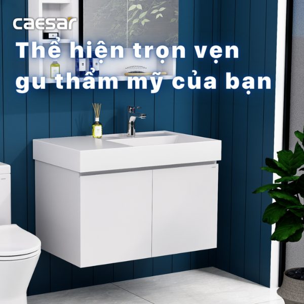 Ảnh công trình thực tế Tủ lavabo Caesar cabinet EH05382AV
