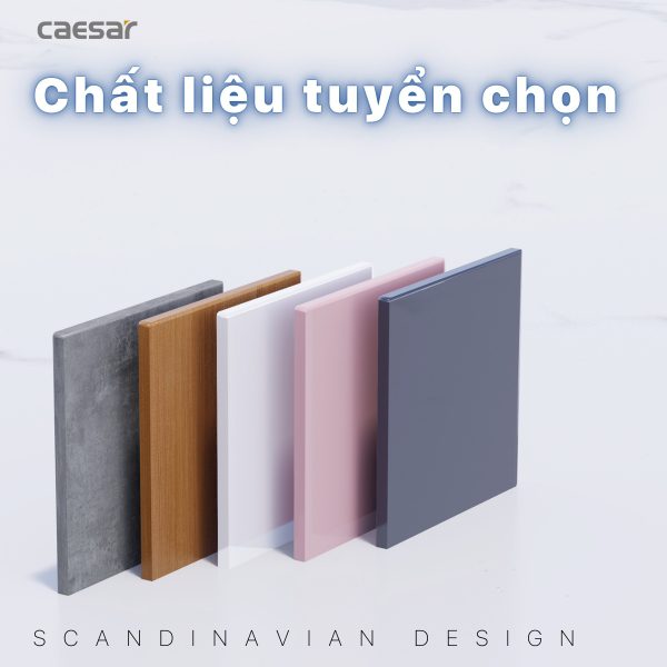 Ảnh công trình thực tế Tủ lavabo Caesar cabinet EH15017AW7V