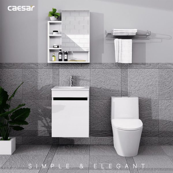 Ảnh công trình thực tế Tủ lavabo Caesar EH15022AV