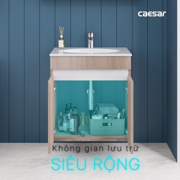 Ảnh công trình thực tế Tủ lavabo Caesar cabinet EH15024AW7V