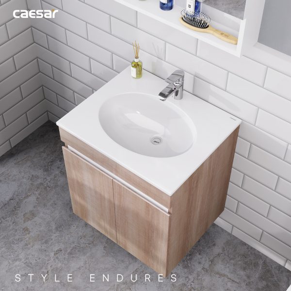 Ảnh công trình thực tế Tủ lavabo Caesar cabinet EH15024AW7V