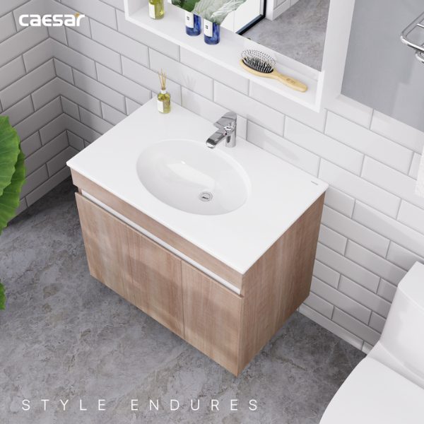 Ảnh công trình thực tế Tủ lavabo Caesar cabinet EH15026AW7V