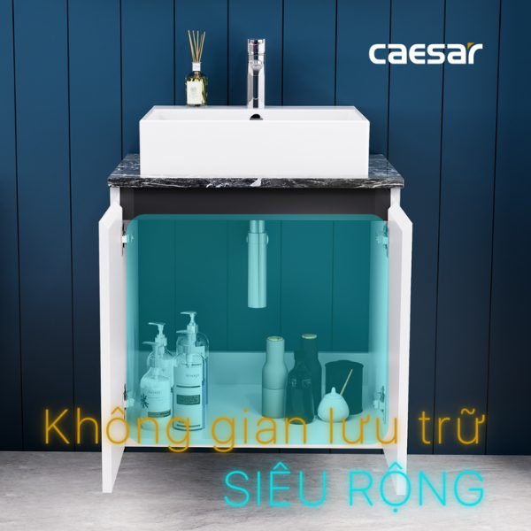 Ảnh công trình thực tế Tủ lavabo Caesar cabinet EH46001AV