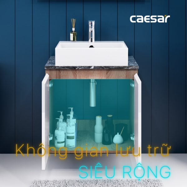 Ảnh công trình thực tế Tủ lavabo Caesar cabinet EH46001AWV