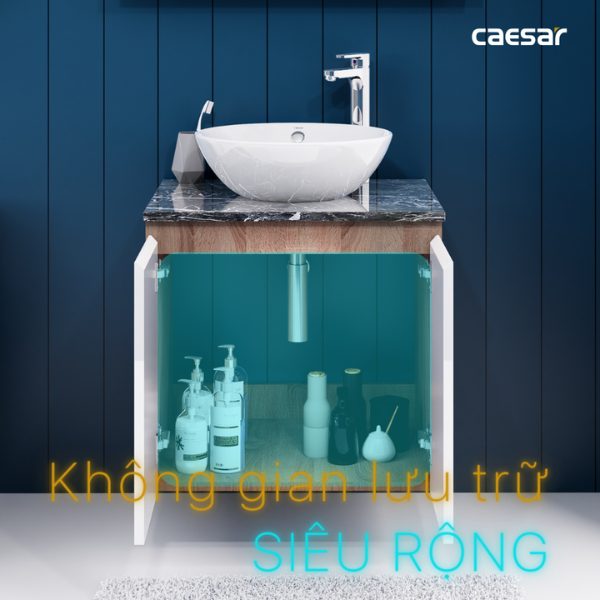 Ảnh công trình thực tế Tủ lavabo Caesar cabinet EH46002AWV