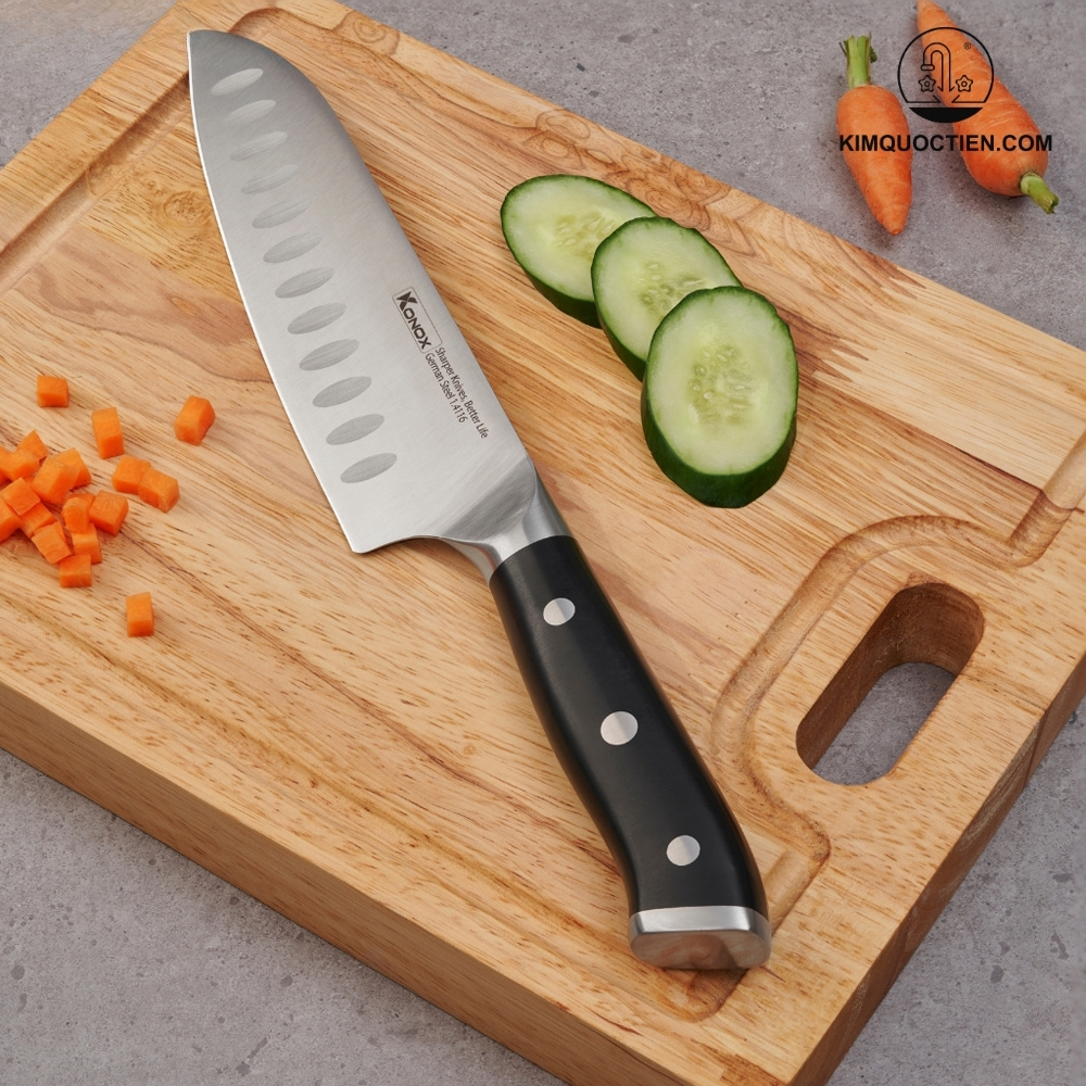 Alternative view of Dao đa năng thép ĐứcKONOX Emmitt Santoku Series 7″