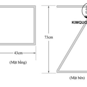 Ảnh công trình thực tế Bàn đặt chậu lavabo mặt đá Kanly FP07