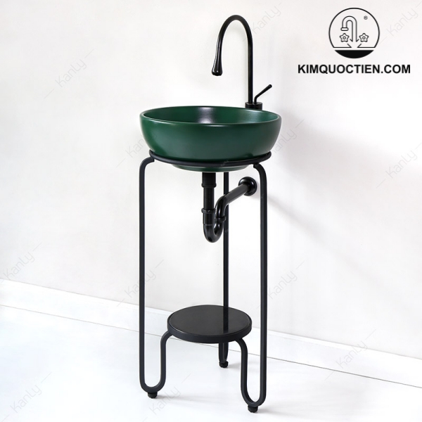 Ảnh công trình thực tế Kệ Đặt Chậu Lavabo Bằng Sắt Kanly FP08