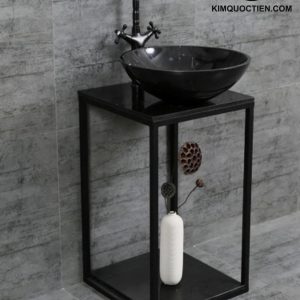 Ảnh công trình thực tế Khung Sắt Đặt Chậu Lavabo Kanly FP11