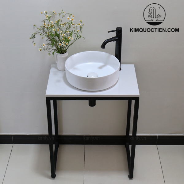 Alternative view of Bàn Đặt Chậu Lavabo Kanly FP12 Mặt Đá