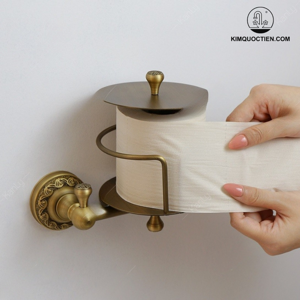 Ảnh công trình thực tế Giá Treo Giấy Vệ Sinh Kanly GCH10 Bằng Đồng