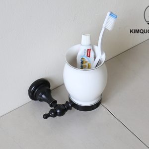Ảnh công trình thực tế Giá để cốc đơn bằng đồng Kanly GCK07B