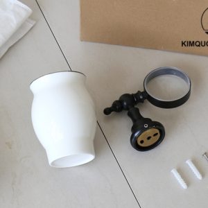 Ảnh công trình thực tế Giá để cốc đơn bằng đồng Kanly GCK07B