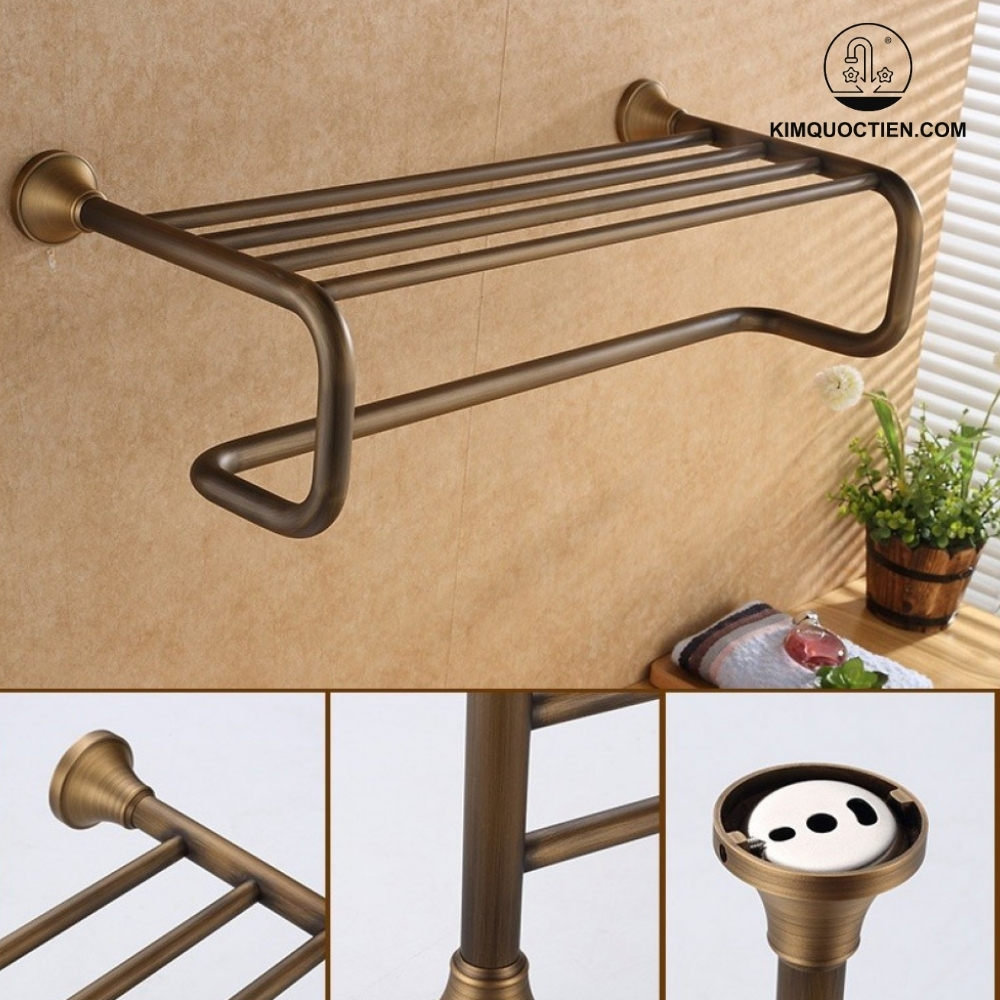 Ảnh công trình thực tế Thanh Treo Khăn Kanly GCK13 Bằng Đồng