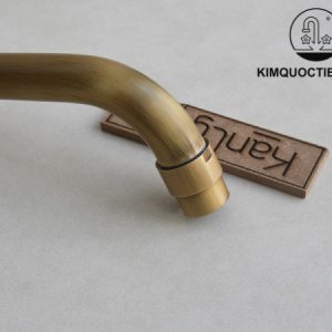 Ảnh công trình thực tế Vòi xả nước dài bằng đồng Kanly GCK58