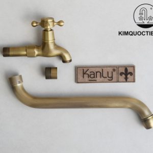 Ảnh công trình thực tế Vòi xả nước dài bằng đồng Kanly GCK58
