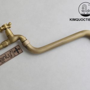 Ảnh công trình thực tế Vòi xả nước dài bằng đồng Kanly GCK58